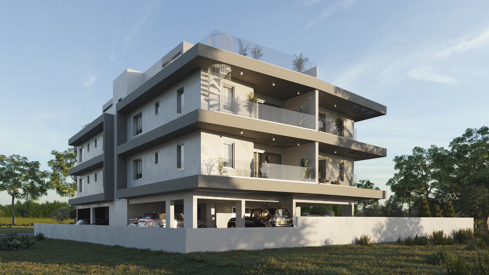 Stilvolle 1-Zimmer-Wohnung in einem Neubauprojekt in Larnaka