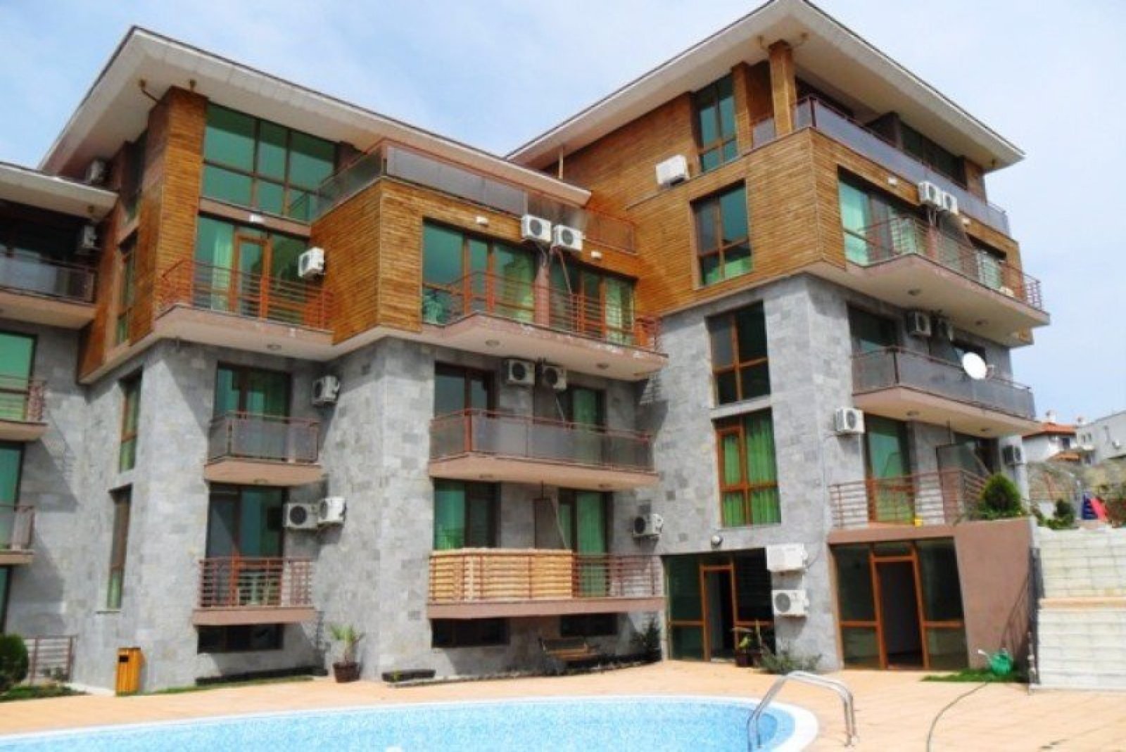 Kosharitsa: Appartamento con due camere in una zona ecologica vicino a Sunny Beach — Complesso Golden Eye, Kosharitsa 