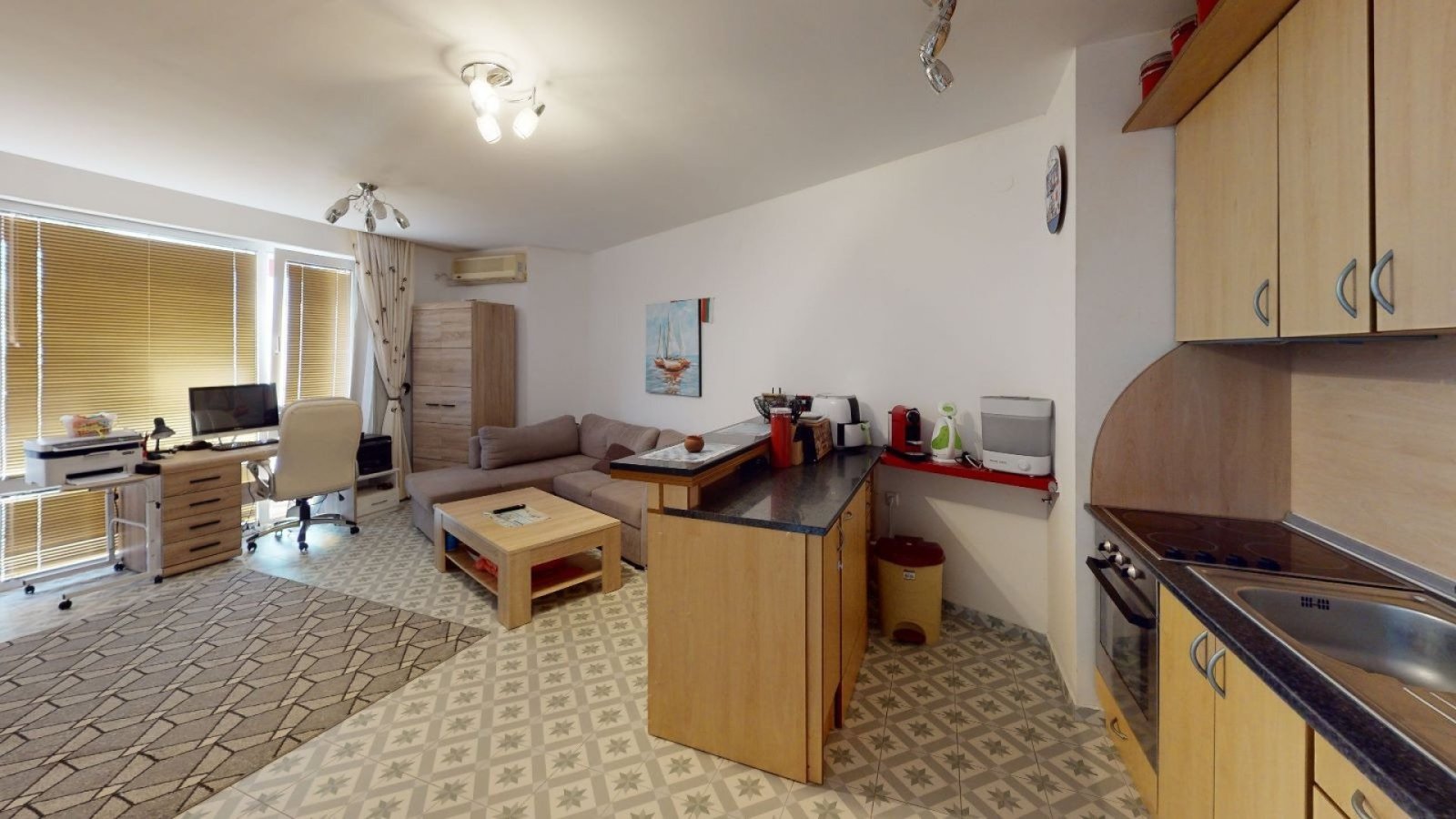 Appartamento spazioso con due camere e vista frontale sul mare | Privilege Fort, Sveti Vlas – Elenite, Bulgaria