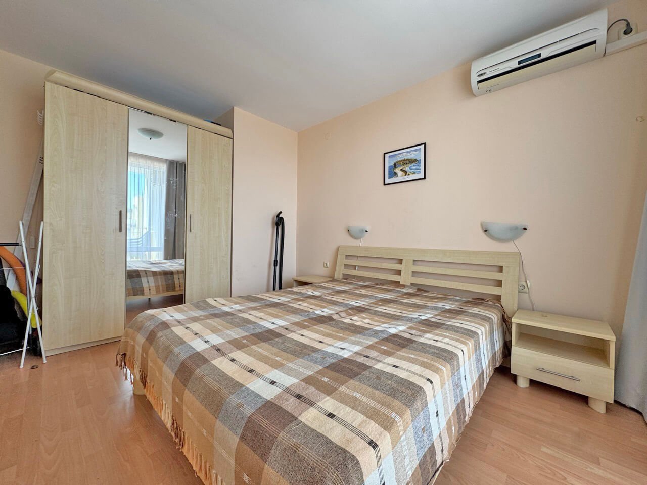 Appartamento con due camere da letto con vista mare nel complesso Crown Fort a Sveti Vlas, Bulgaria