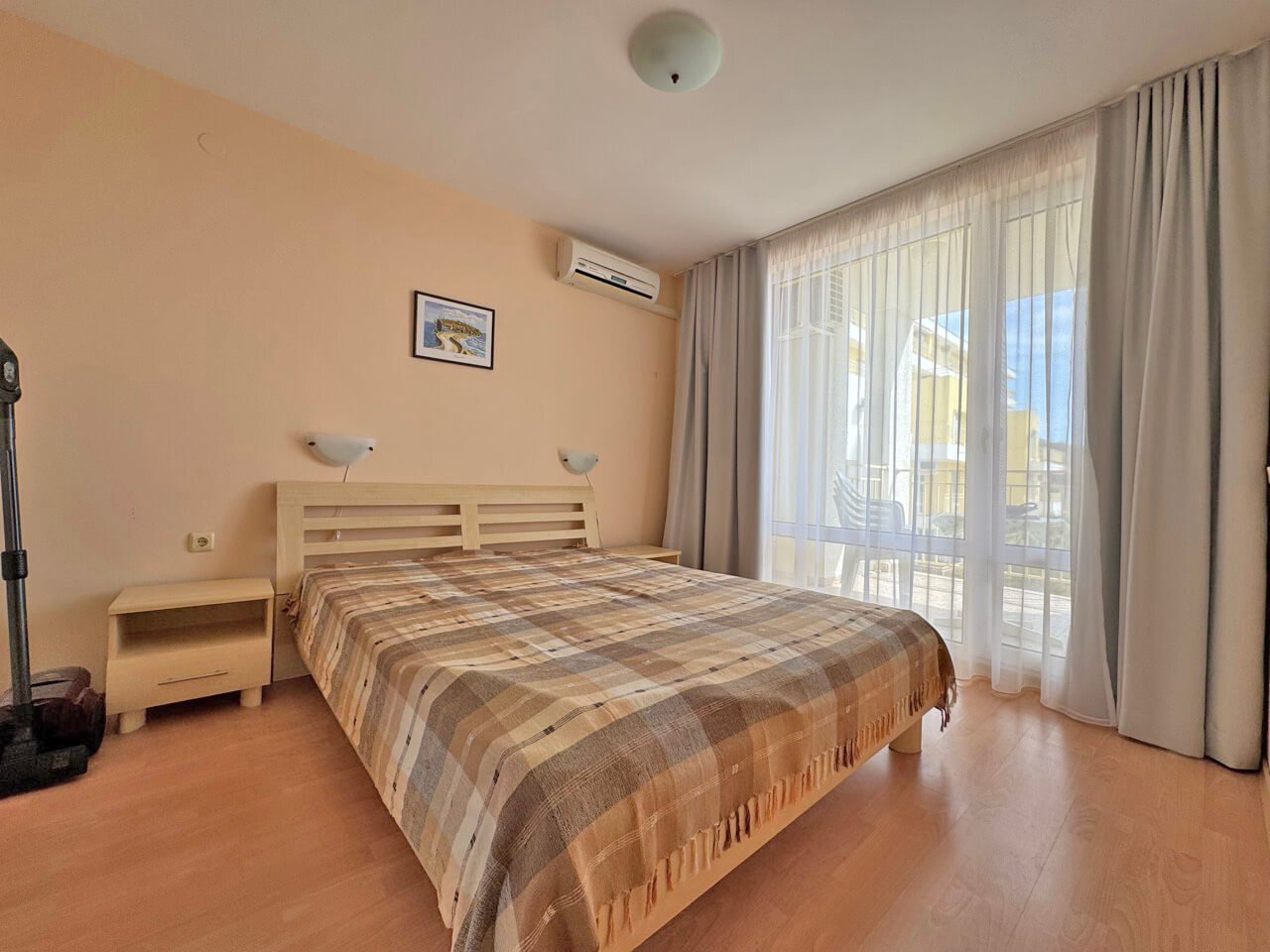 Appartamento con due camere da letto con vista mare nel complesso Crown Fort a Sveti Vlas, Bulgaria