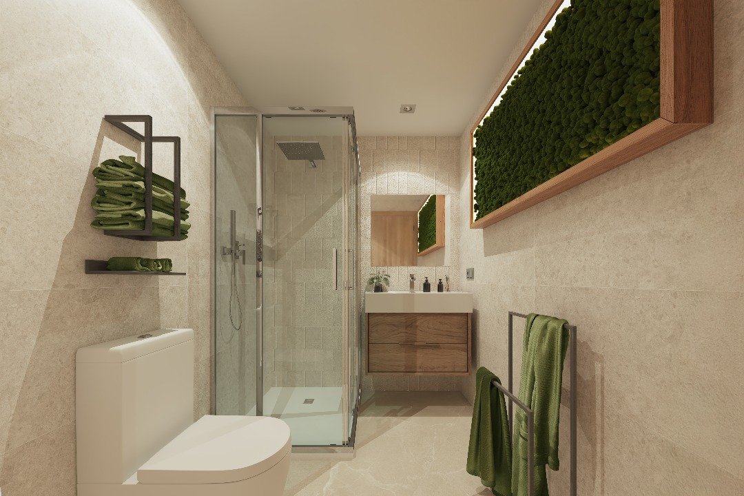 Praktische Wohnung mit Garten und großer Terrasse in der Nähe des Meeres Las Lagunas de Mijas