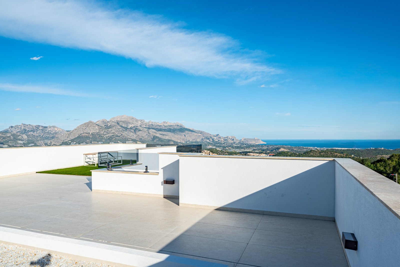 Exklusive freistehende Häuser, privater Pool und Meerblick, Polop