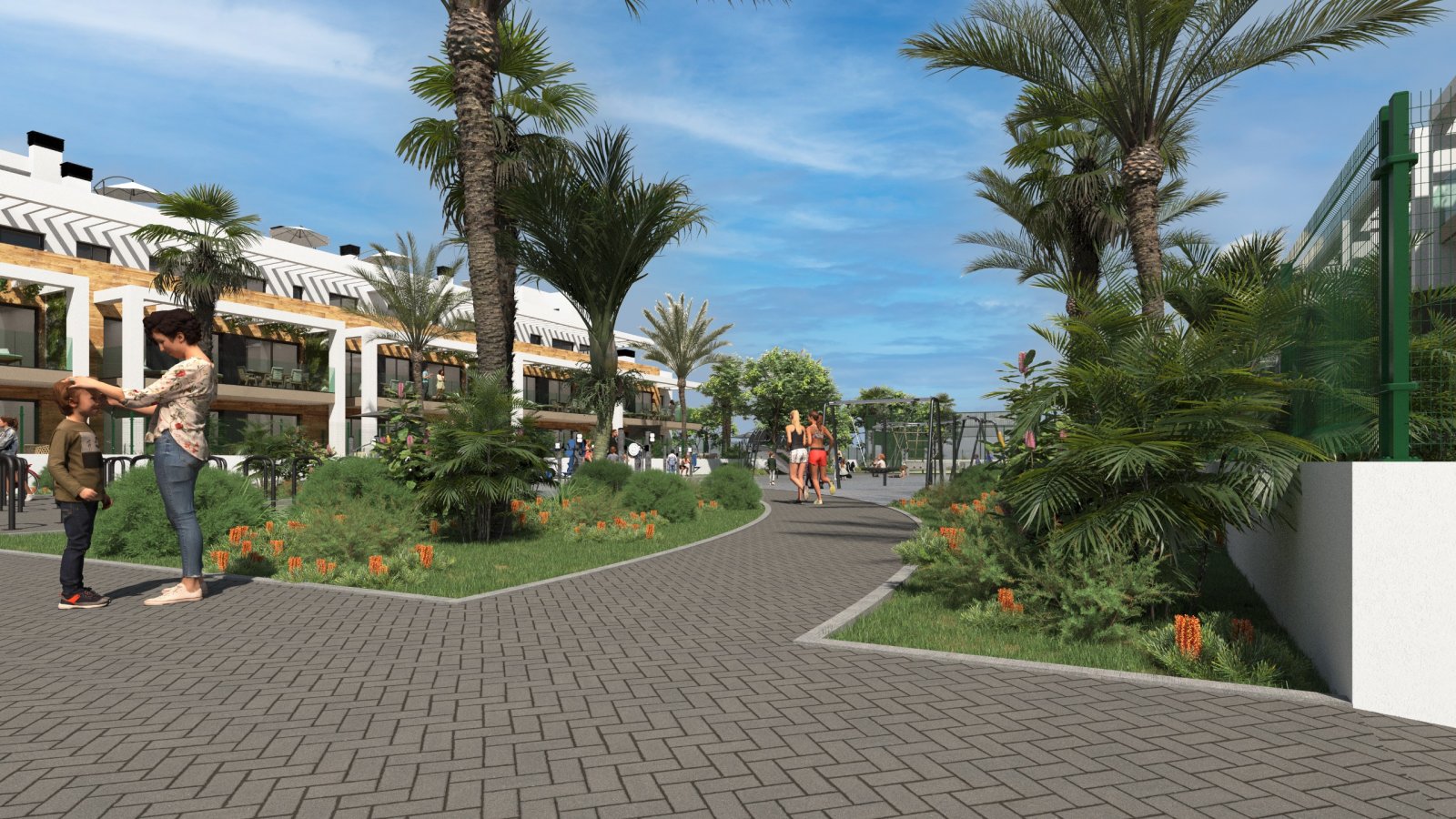 Exklusive freistehende Häuser, 2 km vom Meer, 100 m vom Golfplatz entfernt, Los Alcázares