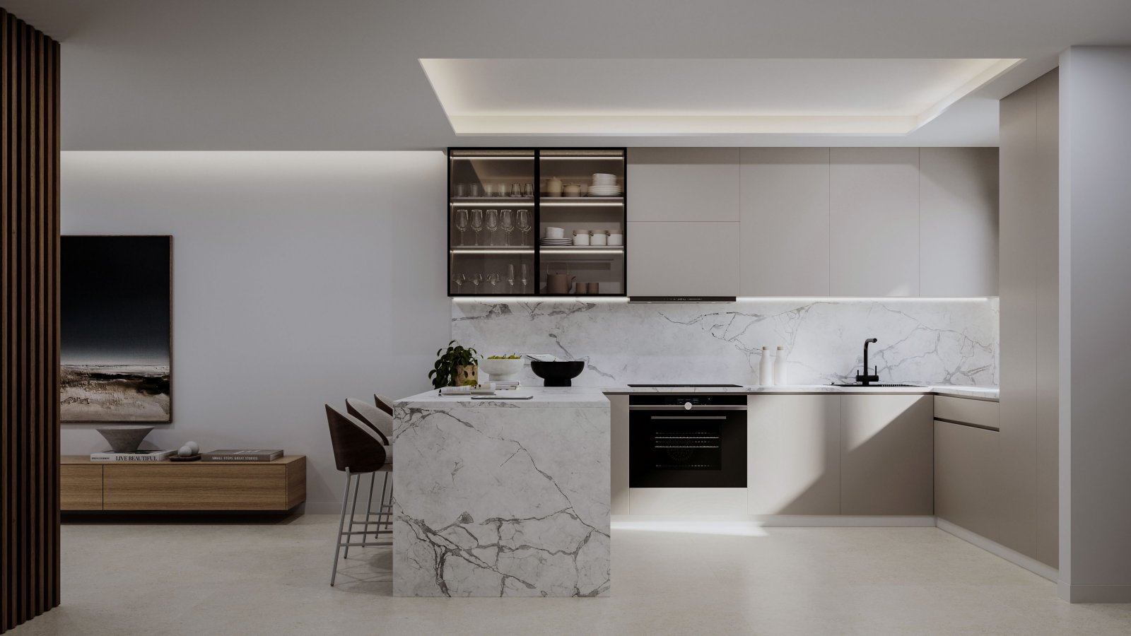 Luxuriöse Stadthäuser, 250 m vom Strand entfernt, mit privatem Pool, Fuengirola