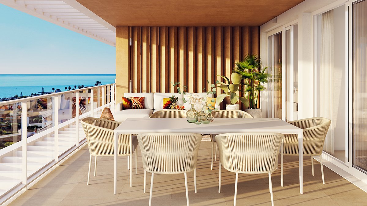 Luxuriöses Apartment 1 km vom Meer entfernt und direkt neben dem Golfplatz, San Roque