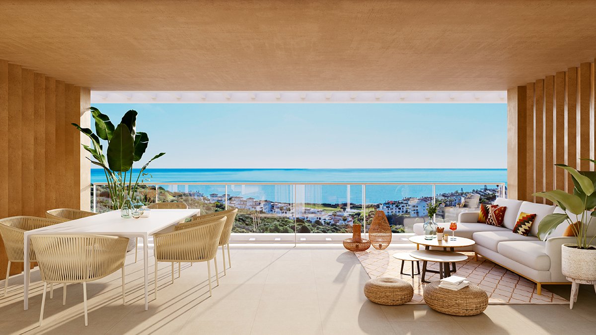 Luxuriöses Apartment 1 km vom Meer entfernt und direkt neben dem Golfplatz, San Roque