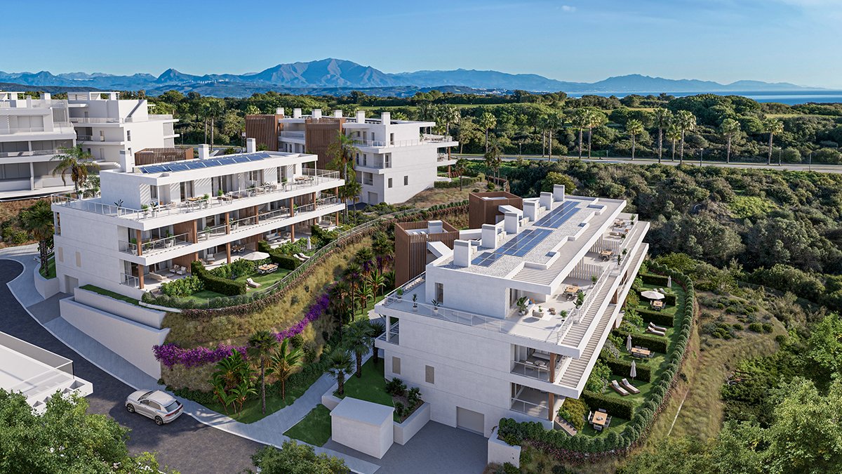 Luxuriöses Apartment 1 km vom Meer entfernt und direkt neben dem Golfplatz, San Roque