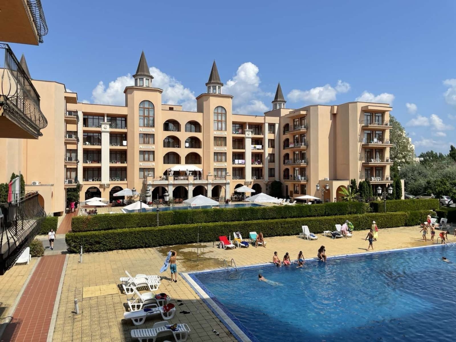 Appartamento con due camere nella residenza „Palazzo“, località turistica Sonnenstrand, Bulgaria.