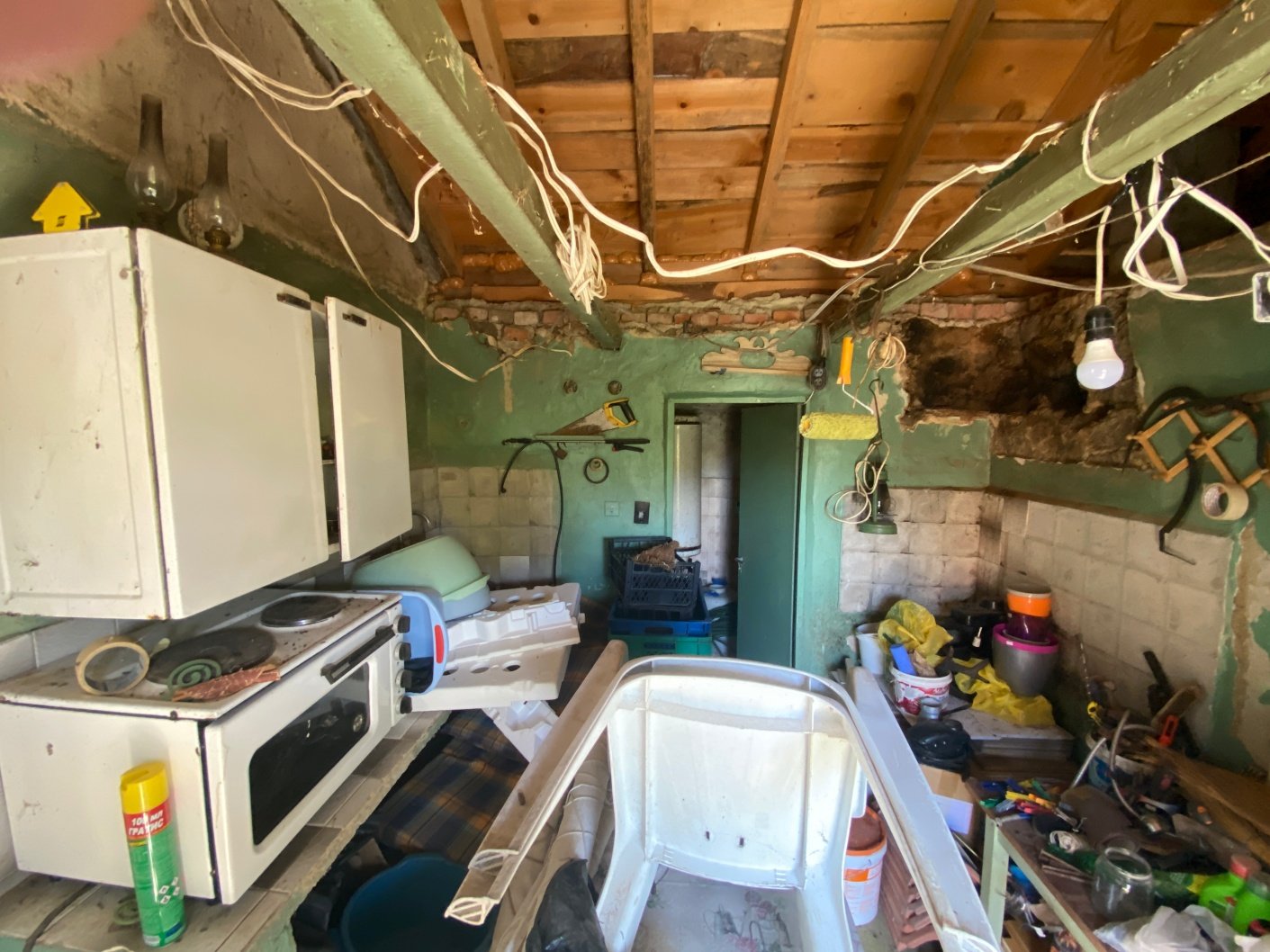 Teilweise renoviertes Haus in Izvorovo, 10 km von General Toshevo entfernt