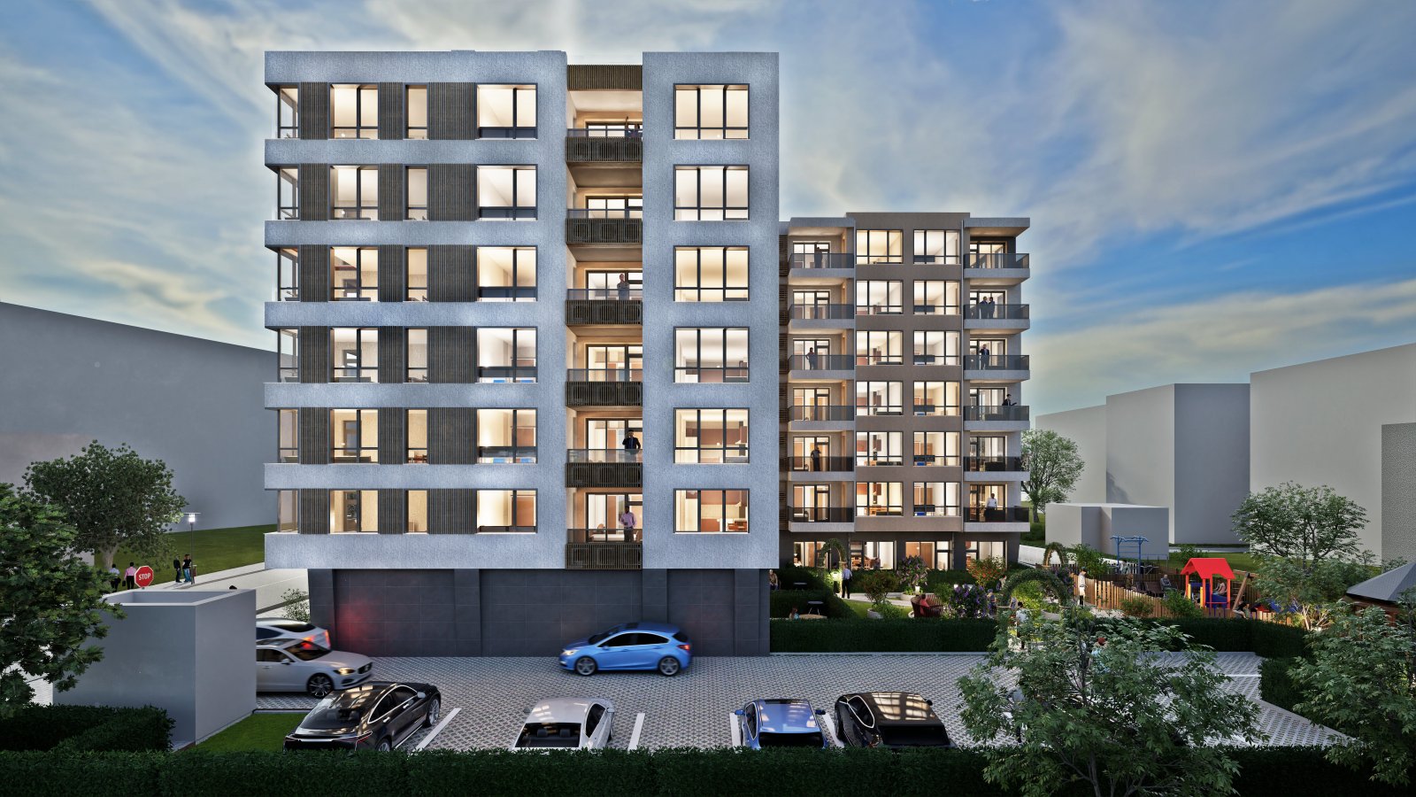 Moderne Stadtoase mit drei Schlafzimmern – viel Platz, Grün und Komfort