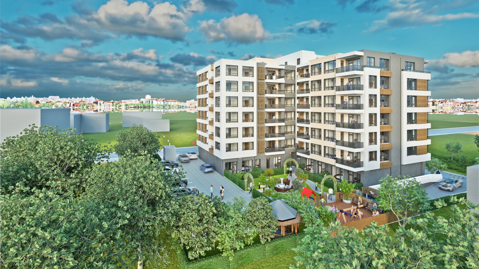 Moderne Stadtoase mit drei Schlafzimmern – viel Platz, Grün und Komfort