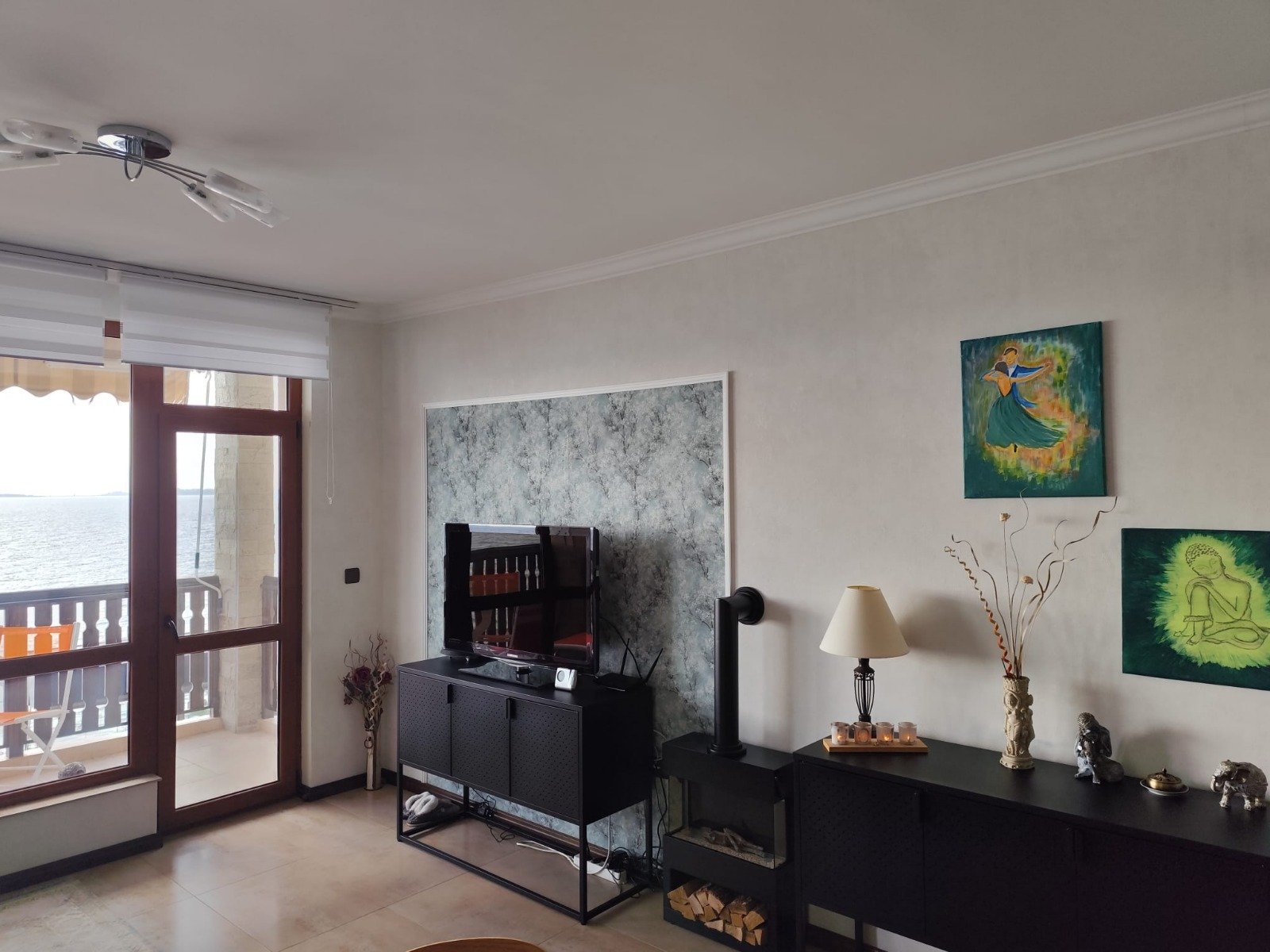 Zwei-Zimmer-Apartment in ERSTER REIHE mit FRONTALEM MEERBLICK - Sveti Vlas, Tryavna Beach-Komplex