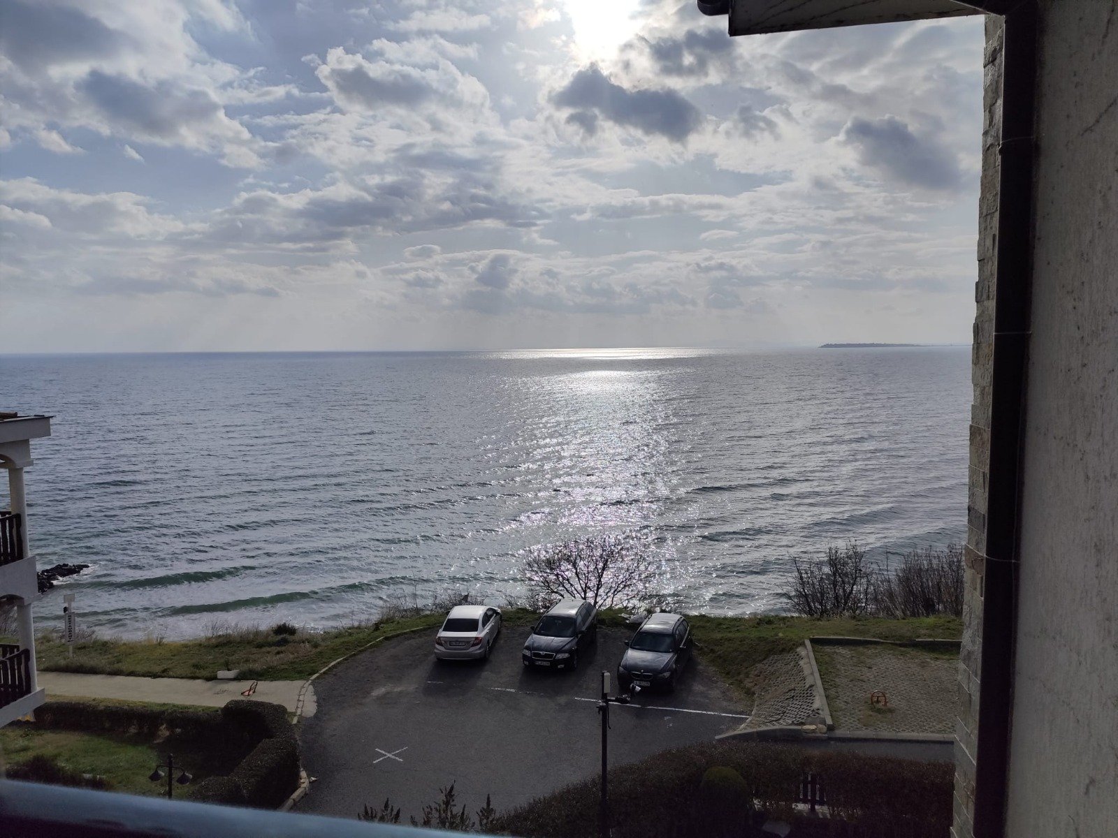 Zwei-Zimmer-Apartment in ERSTER REIHE mit FRONTALEM MEERBLICK - Sveti Vlas, Tryavna Beach-Komplex