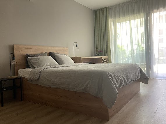 Vollständig möbliertes Studio mit herrlichem Meer- und Poolblick in einer neuen, luxuriösen Anlage