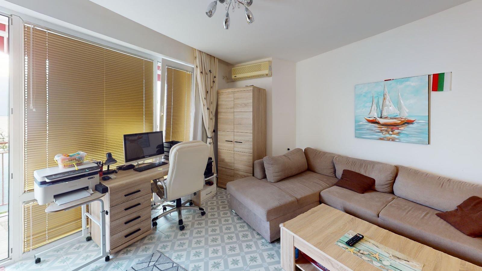 Geräumiges 1-Zimmer-Apartment mit Panoramablick aufs Meer – Privilege Fort Beach, Sveti Vlas – Elenite