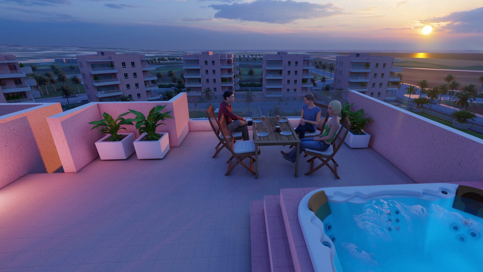 Moderne Apartments, 3 km vom Meer entfernt und mit Gemeinschaftspool, Guardamar del Segura