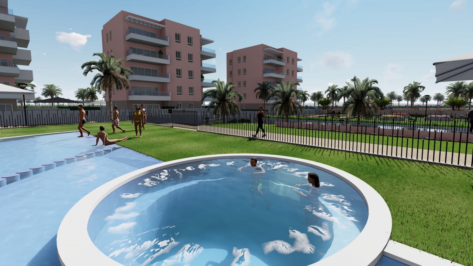 Moderne Apartments, 3 km vom Meer entfernt und mit Gemeinschaftspool, Guardamar del Segura