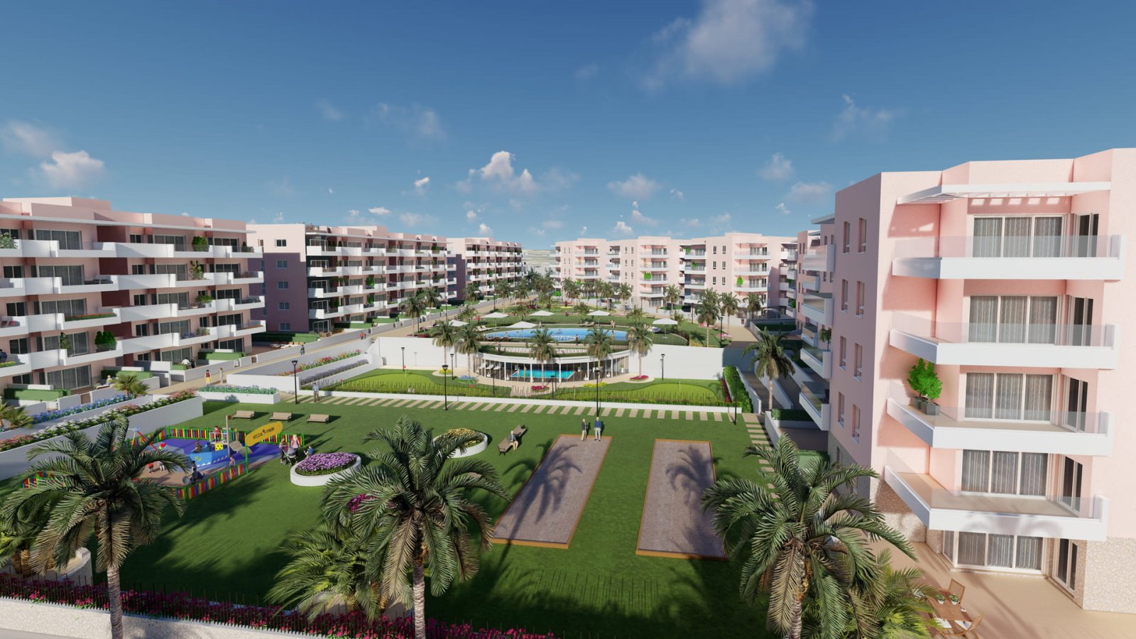 Moderne Apartments, 3 km vom Meer entfernt und mit Gemeinschaftspool, Guardamar del Segura
