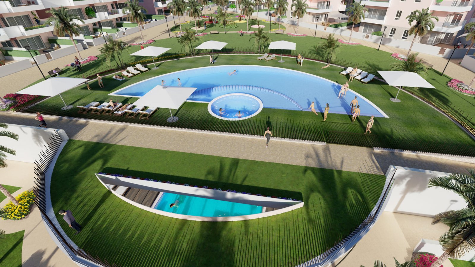 Moderne Apartments, 3 km vom Meer entfernt und mit Gemeinschaftspool, Guardamar del Segura