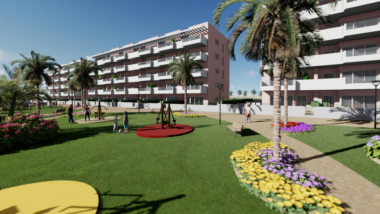 Moderne Apartments, 3 km vom Meer entfernt und mit Gemeinschaftspool, Guardamar del Segura