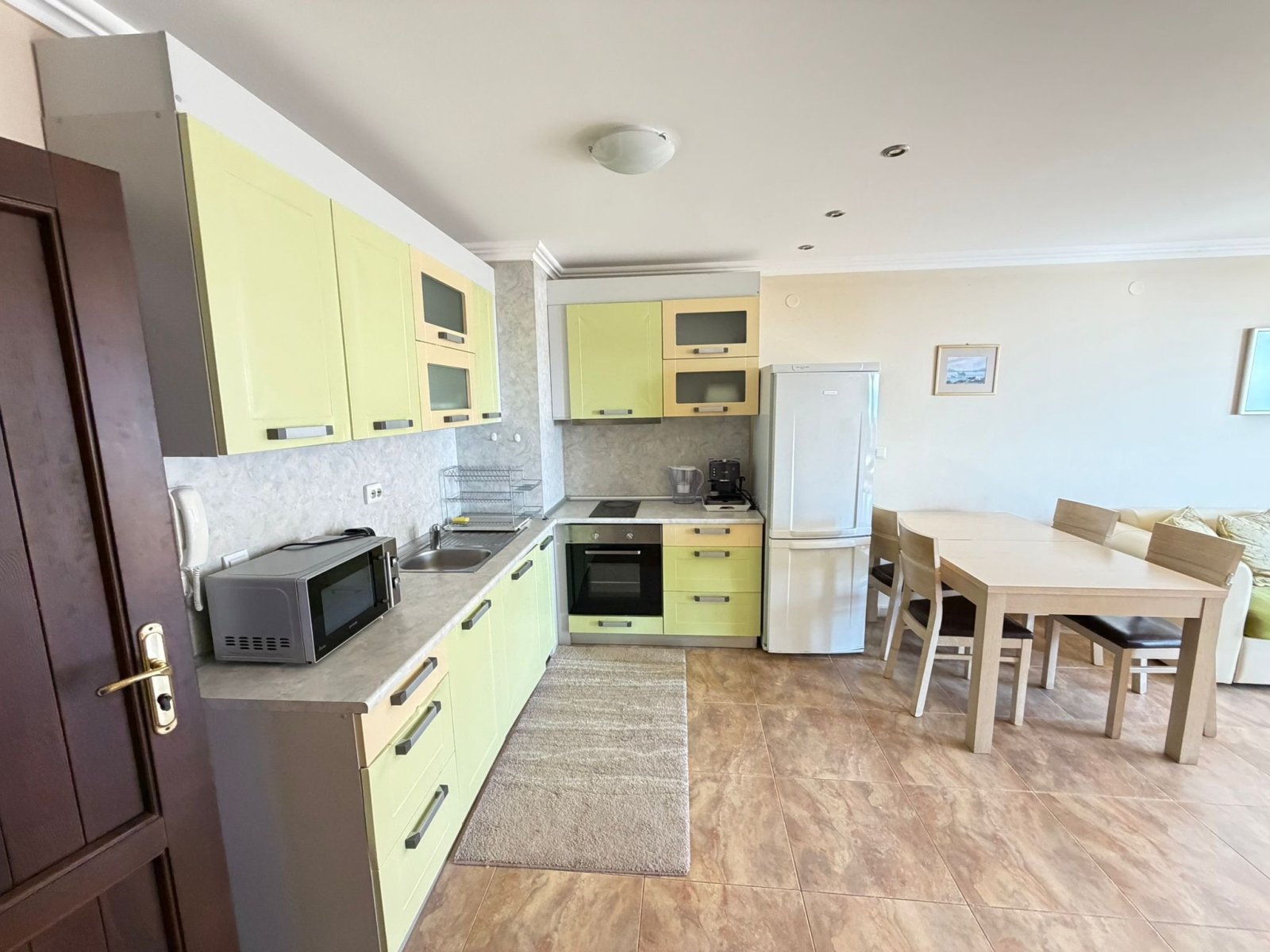 Appartamento con 2 camere da letto vista mare in complesso fronte mare a Manastira Sveti Vlas Bulgaria