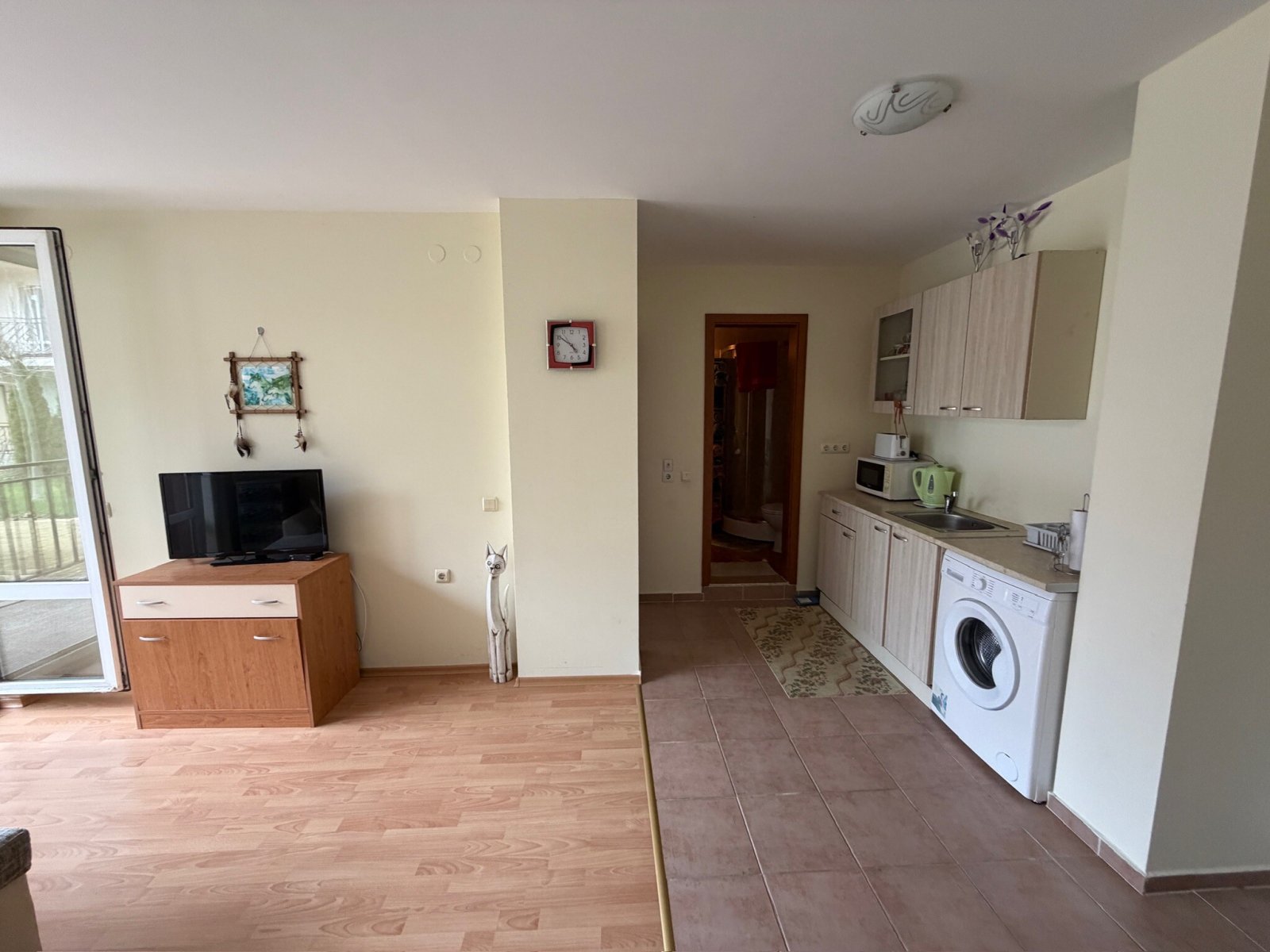 Sunny Beach: Appartamento con due camere e vista sulla piscina nel complesso Holiday Fort, Sunny Beach, Bulgaria 