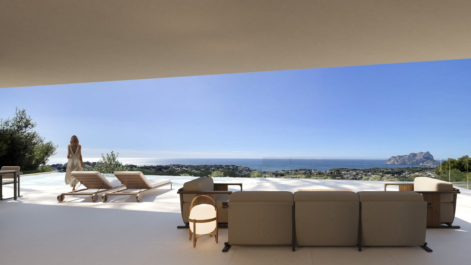 Luxusvilla mit Meerblick und privatem Pool, Benissa