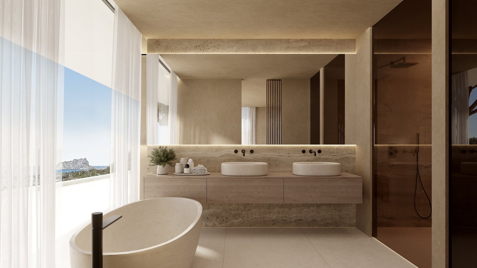 Luxusvilla mit Meerblick und privatem Pool, Benissa