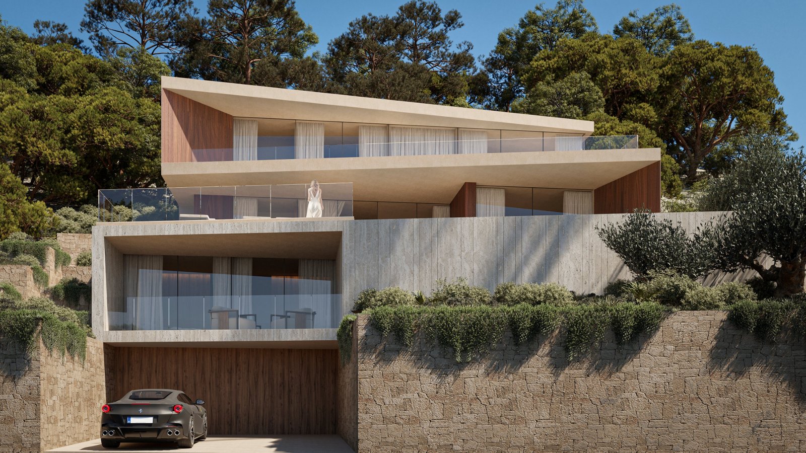 Luxusvilla mit Meerblick und privatem Pool, Benissa