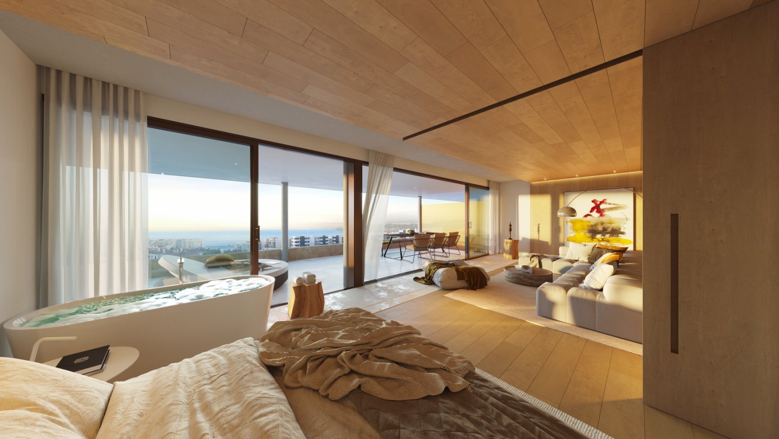 Exklusive Apartments mit Meerblick und Swimmingpool in Fuengirola