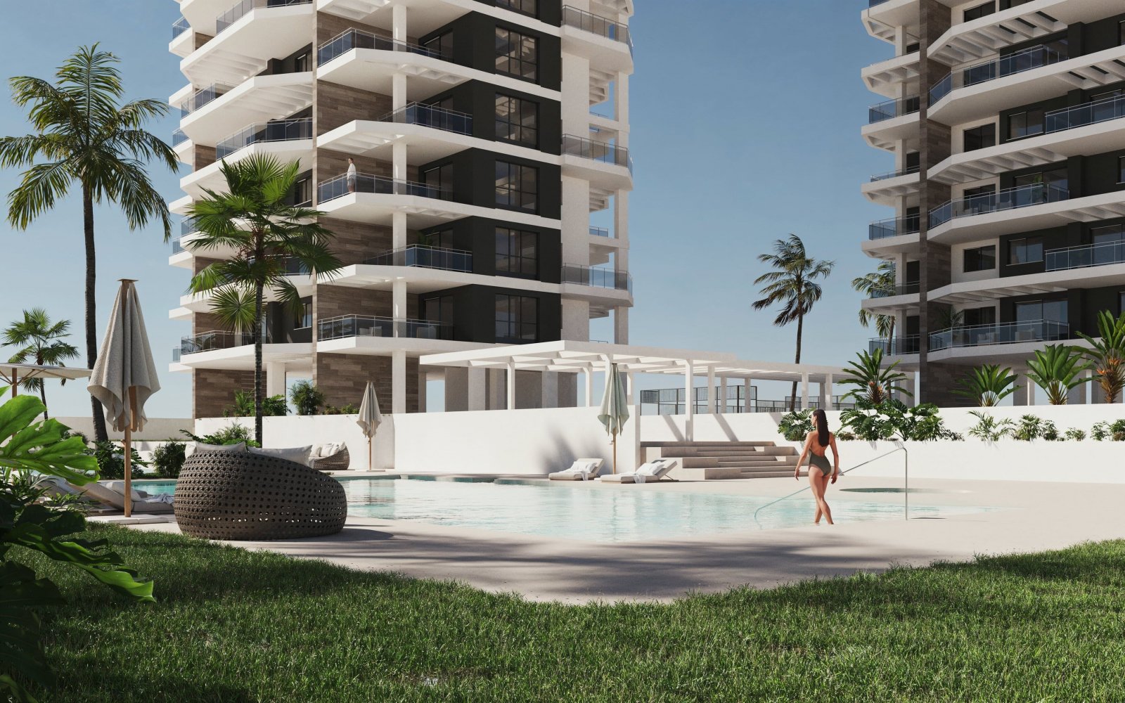 Moderne Apartments und Penthäuser, 200 m vom Strand entfernt, Calpe