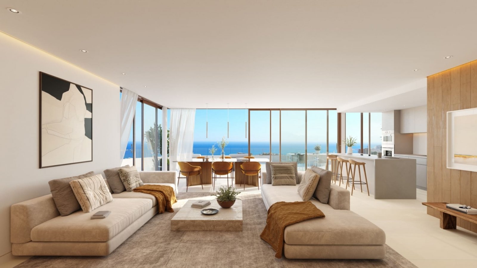 Exklusive Apartments mit Meerblick und Swimmingpool in Fuengirola