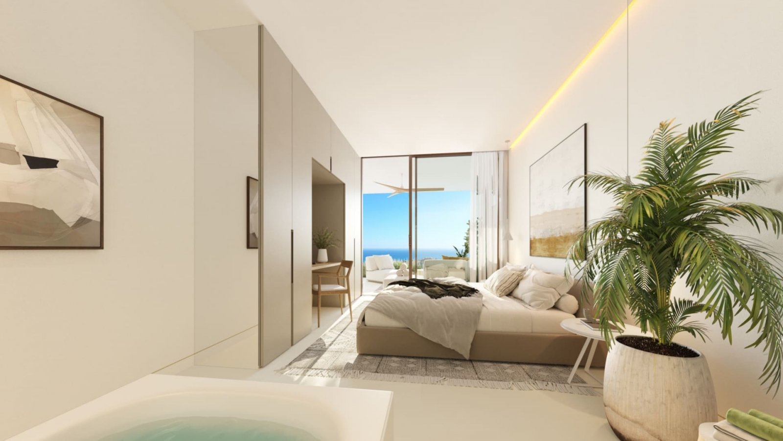 Exklusive Apartments mit Meerblick und Swimmingpool in Fuengirola