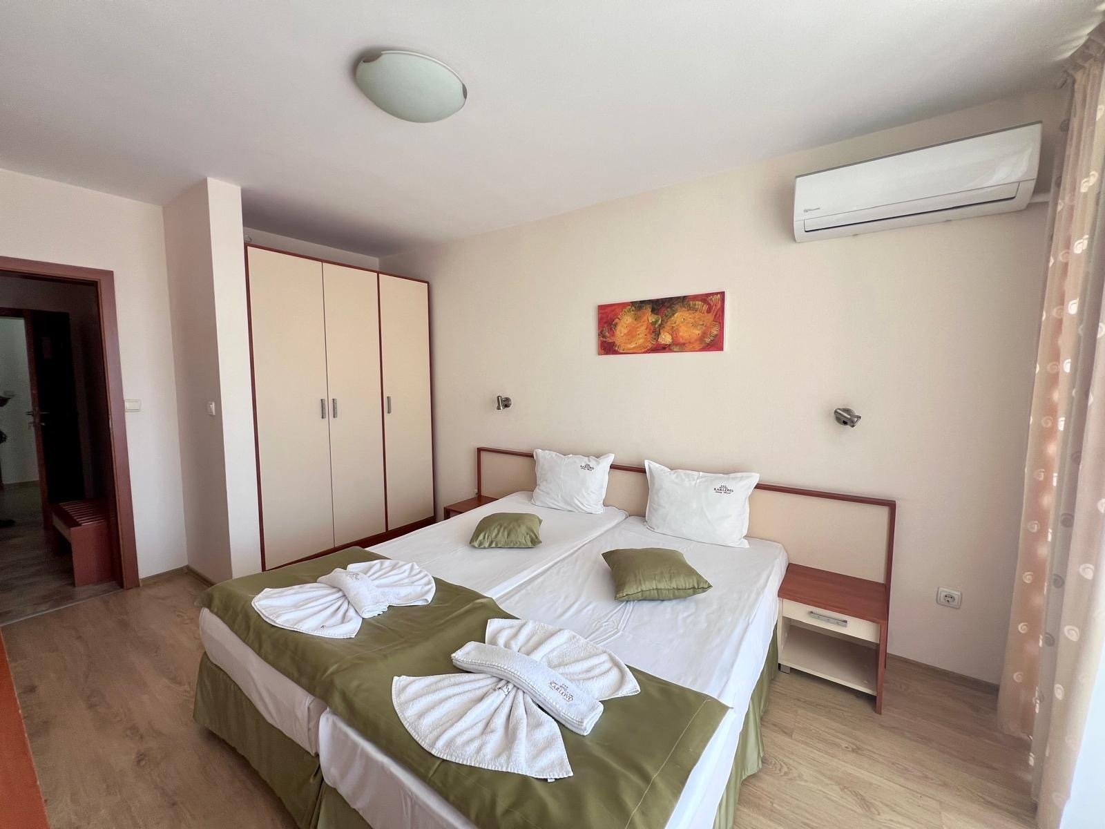 Appartamento con 2 camere nel complesso Karlovo, Sonnenstrand, Bulgaria