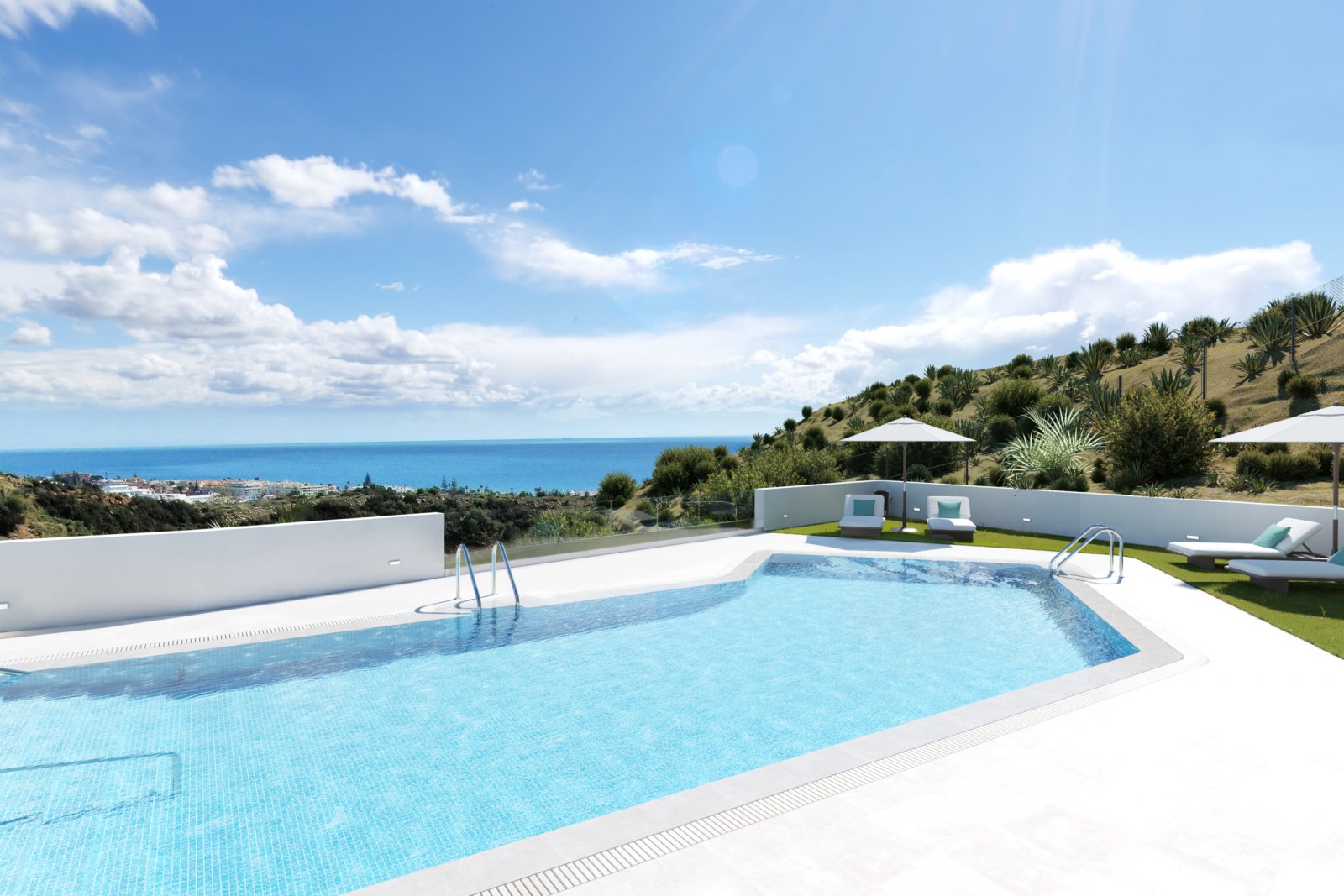 Exklusive Apartments mit Meerblick, 1 km vom Strand entfernt, Rincón de la Victoria