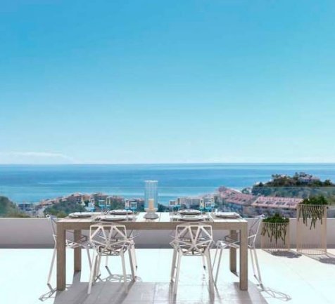 Exklusive Apartments mit Meerblick, 2 km vom Strand entfernt, Fuengirola