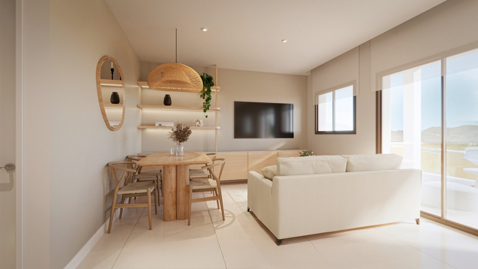 Exklusive Apartments mit Terrasse und Swimmingpool, in der Nähe des Flughafens Corvera