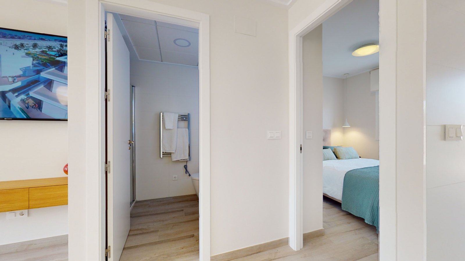 Modernes Stadthaus mit Solarium und Pool in Strandnähe, Pilar de la Horadada
