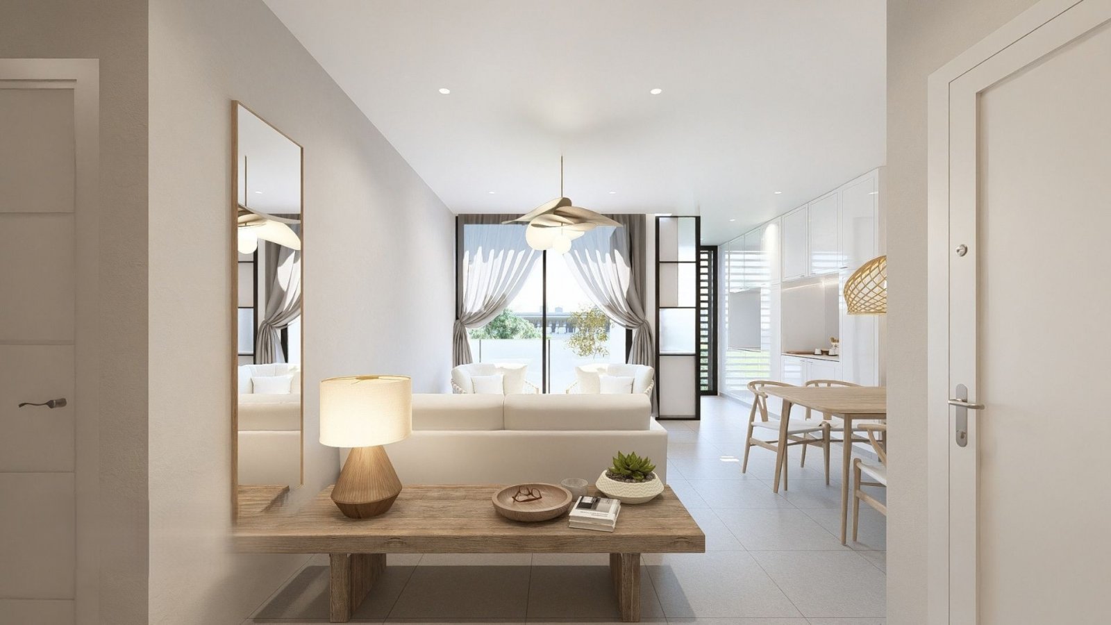 Moderne Apartments, 2 km vom Meer entfernt mit Terrasse und Swimmingpool, Jávea