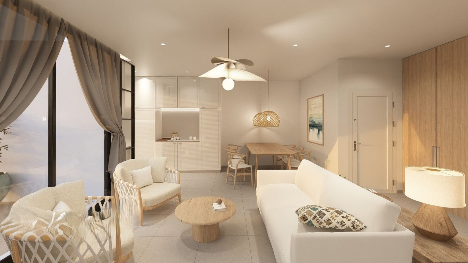 Moderne Apartments, 2 km vom Meer entfernt mit Terrasse und Swimmingpool, Jávea