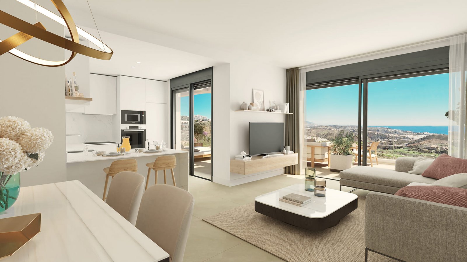 Exklusive Apartments am Meer und Golfplatz, Mijas