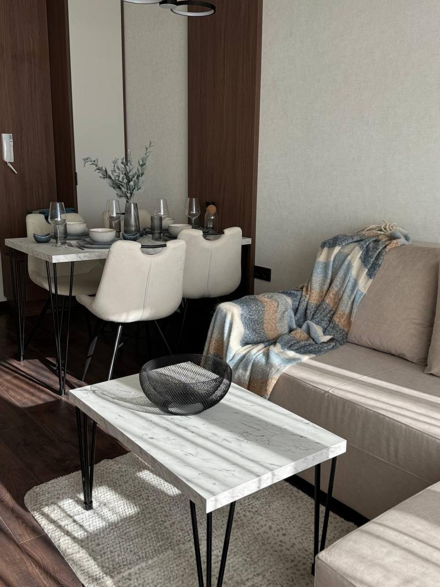 Appartamento di due camere attraente nel complesso residenziale moderno Domenico a Sunny Beach.