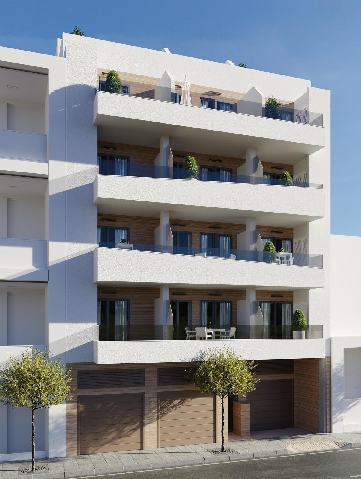 Luxuriöses Penthouse mit 1 Schlafzimmer, Solarium und Pool, 400 m vom Strand entfernt, Torrevieja, Spanien