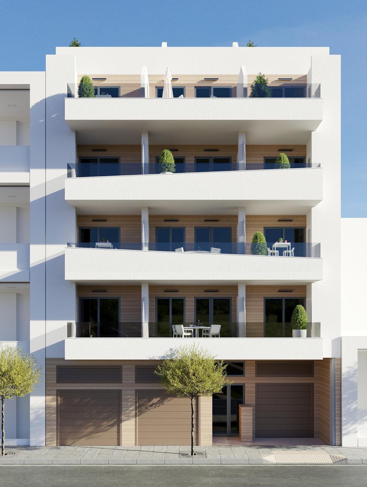 Luxuriöses Penthouse mit 1 Schlafzimmer, Solarium und Pool, 400 m vom Strand entfernt, Torrevieja, Spanien