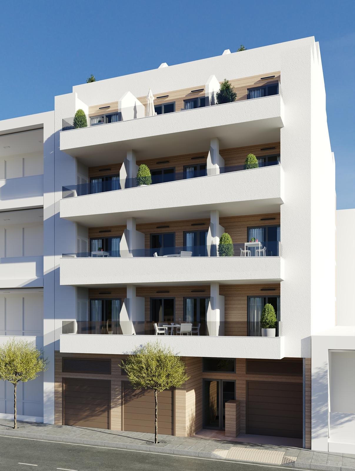 Luxuriöses Penthouse mit 1 Schlafzimmer, Solarium und Pool, 400 m vom Strand entfernt, Torrevieja, Spanien