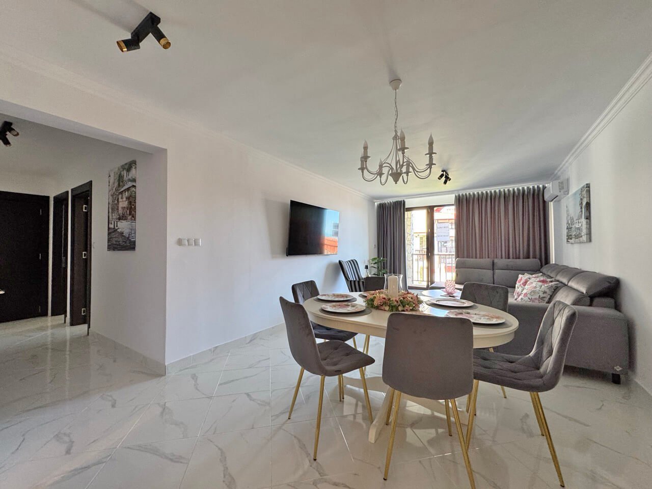 Appartamento di 3 locali con vista mare nel complesso Etara 4 a Sveti Vlas, Bulgaria