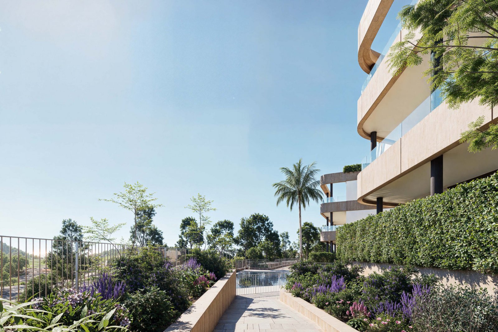 Stilvolle Apartments am Meer, mit Garten und Pool, Estepona