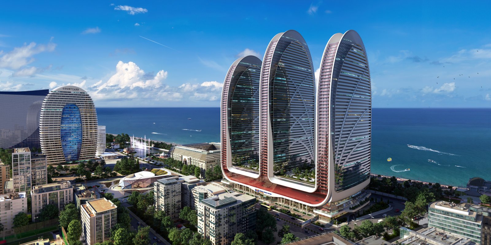 Centropolis, Batumi, Georgia – Progetto di investimento premium esclusivo e ambizioso a soli 50 m dal mare | Monolocale in vendita