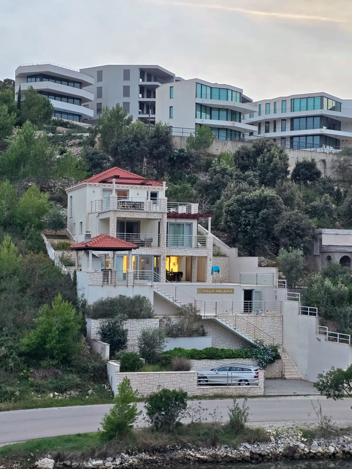 Luxuriöse Villa in erster Linie am Meer auf der Insel Korcula, Žrnovo
